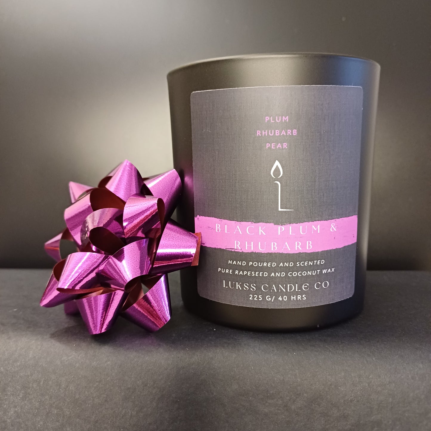 Black Plum & Rhubarb 225g